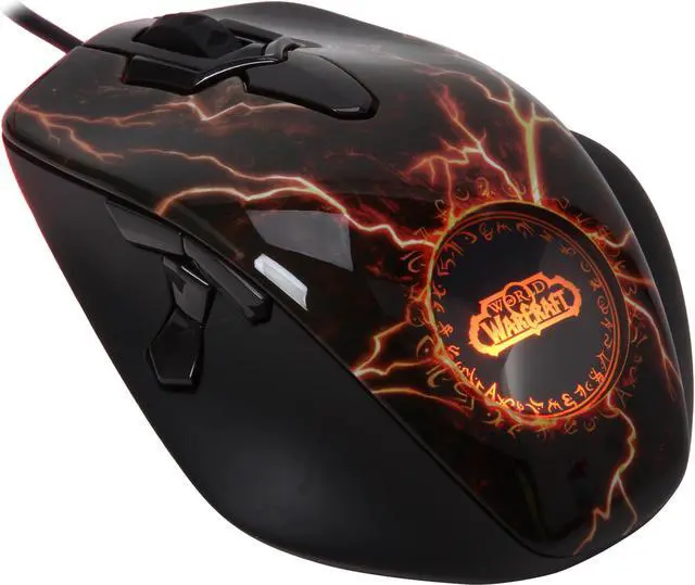 Main image of SteelSeries World of Warcraft MMO Legendary Edition 62050 Black 11 Buttons 1 x Wheel USB Wired Optical Gaming Mouse