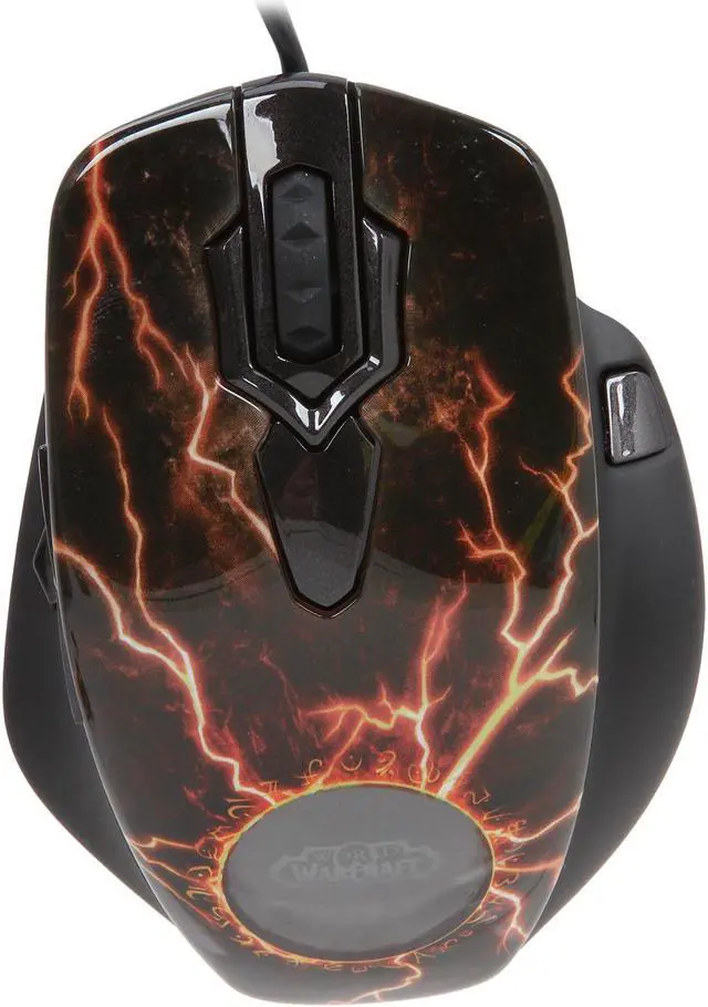 Alt view image 2 of 4 - SteelSeries World of Warcraft MMO Legendary Edition 62050 Black 11 Buttons 1 x Wheel USB Wired Optical Gaming Mouse