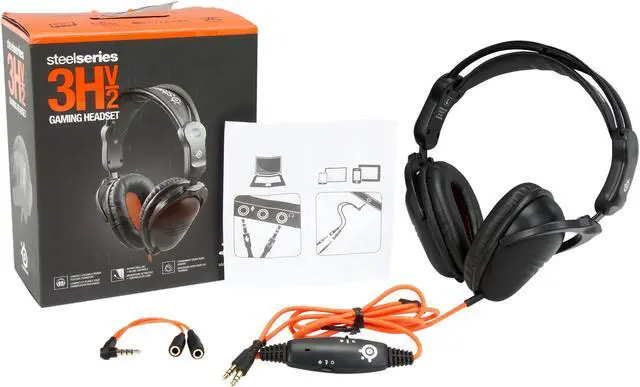 Alt view image 7 of 7 - SteelSeries 3H v2 3.5mm Connector Circumaural Gaming Headset