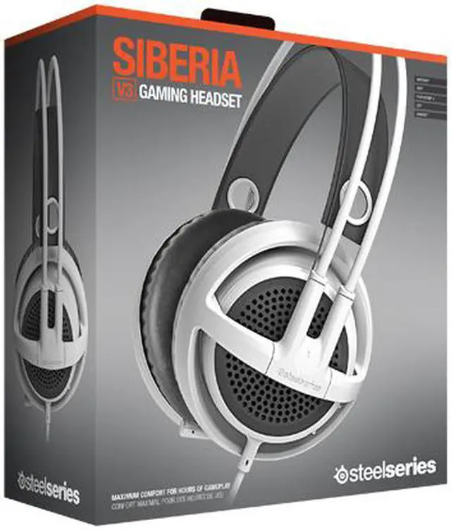 Alt view image 7 of 7 - SteelSeries Siberia V3 Single 4-Pole Connection Connector Circumaural Gaming Headset