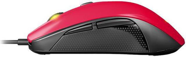 Alt view image 3 of 4 - SteelSeries Rival 100 Optical Gaming Mouse - Forged Red