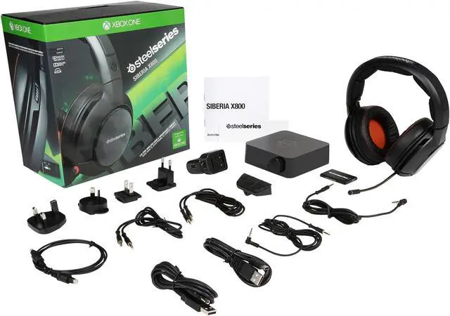 Alt view image 13 of 12 - SteelSeries Siberia X800 Wireless Gaming Headset with Dolby 7.1 Surround Sound for Xbox One, Xbox 360