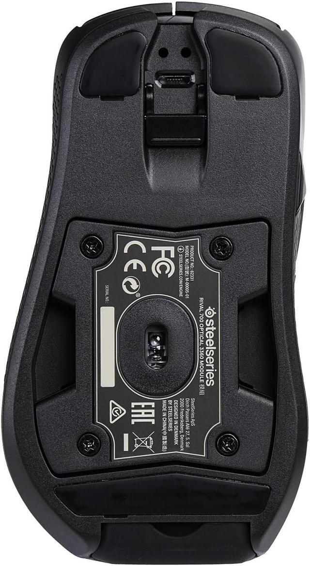 Alt view image 5 of 5 - SteelSeries Rival 700 Gaming Mouse, OLED Display, Tactile Alerts, 16000 CPI, Multicolor