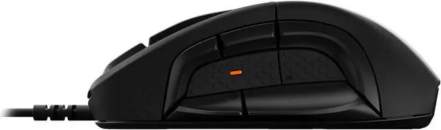 Alt view image 3 of 11 - SteelSeries Rival 500 MOBA/MMO Gaming Mouse, 15 buttons, Tactile Alerts, 16000 CPI, Multicolor