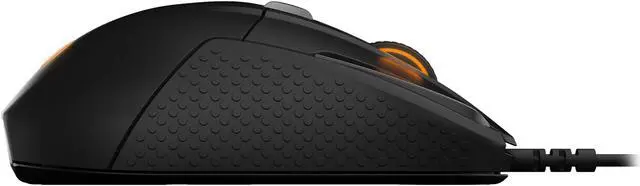 Alt view image 4 of 11 - SteelSeries Rival 500 MOBA/MMO Gaming Mouse, 15 buttons, Tactile Alerts, 16000 CPI, Multicolor