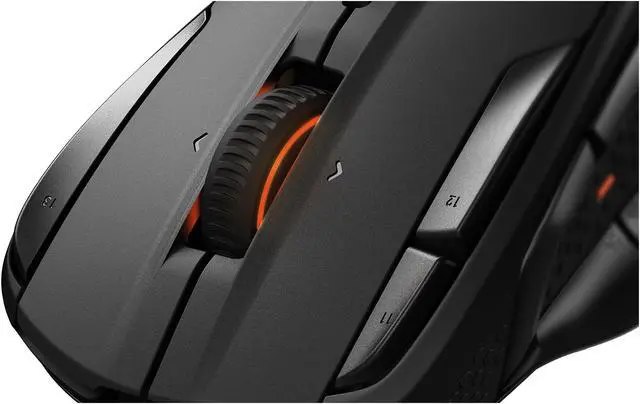 Alt view image 7 of 11 - SteelSeries Rival 500 MOBA/MMO Gaming Mouse, 15 buttons, Tactile Alerts, 16000 CPI, Multicolor