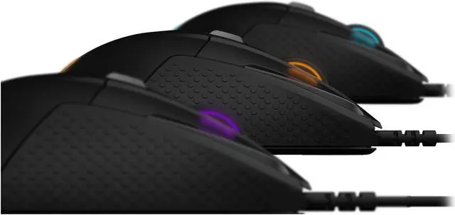 Alt view image 9 of 11 - SteelSeries Rival 500 MOBA/MMO Gaming Mouse, 15 buttons, Tactile Alerts, 16000 CPI, Multicolor