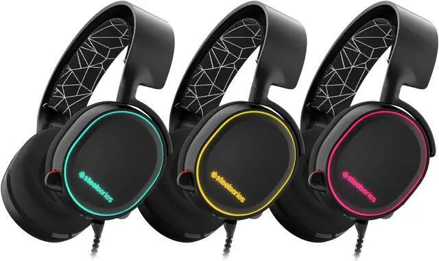 Alt view image 5 of 7 - Steelseries Arctis 5 Headset - Black
