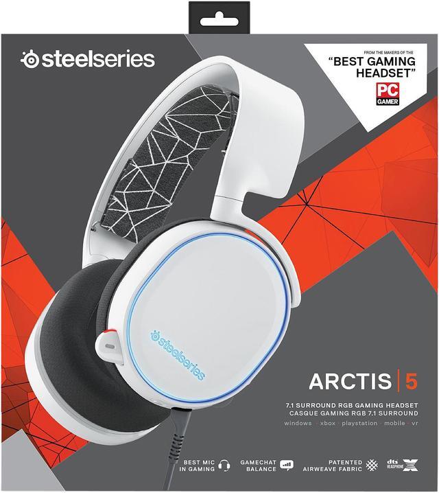 Alt view image 6 of 7 - Steelseries Arctis 5 Headset – White