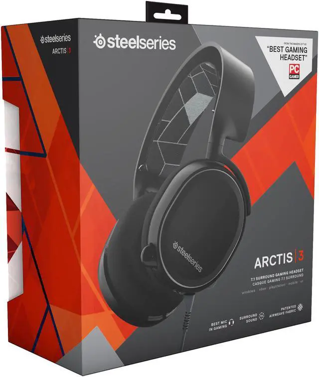 Alt view image 5 of 5 - Steelseries Arctis 3 Headset - Black