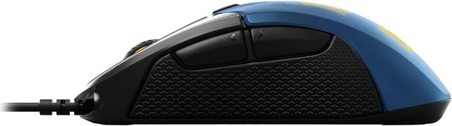 Alt view image 4 of 7 - SteelSeries Rival 310 PUBG Edition 62435 Black/Blue 6 Buttons USB Wired Optical Gaming Mouse