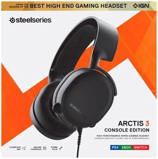 Alt view image 6 of 7 - SteelSeries Arctis 3 Console Circumaural Headset (2019 Edition)