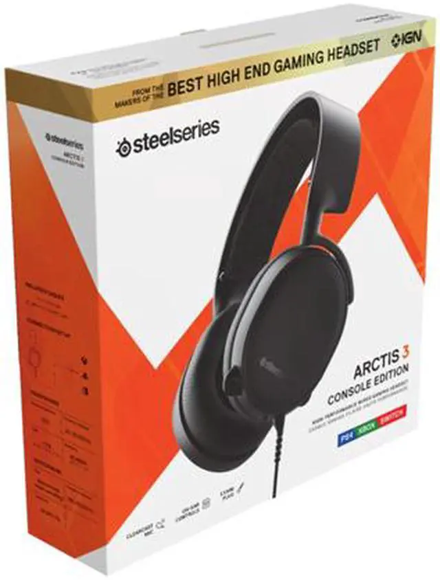 Alt view image 7 of 7 - SteelSeries Arctis 3 Console Circumaural Headset (2019 Edition)