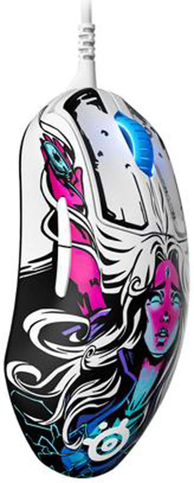 Alt view image 2 of 3 - SteelSeries Prime Neo Noir Edition 62535 5 Buttons USB Wired Optical 18000 dpi Gaming Mouse