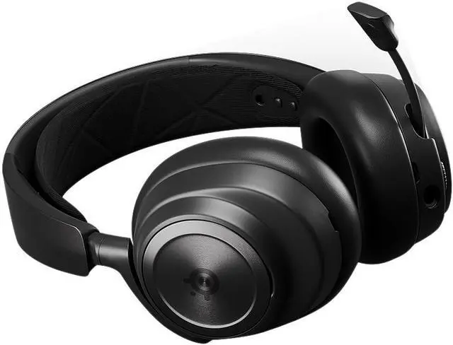 Alt view image 4 of 4 - SteelSeries Arctis Nova Pro Wireless Multi-System Gaming Headset - Premium Hi-Fi Drivers - Active Noise Cancellation - Infinity Power System - Stealth Retractable Mic - PC, PS5/PS4, Switch, Mobile