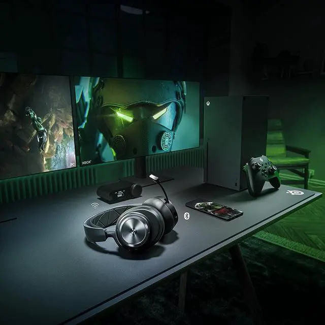 Alt view image 11 of 11 - SteelSeries Arctis Nova Pro Wireless Multiplatform High-Fidelity Gaming Audio with Active Noise Cancellation - Black