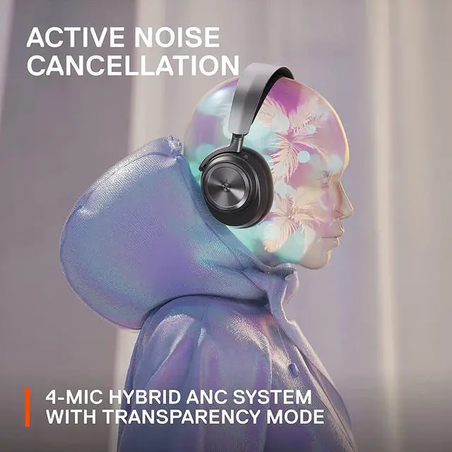 Alt view image 5 of 11 - SteelSeries Arctis Nova Pro Wireless Multiplatform High-Fidelity Gaming Audio with Active Noise Cancellation - Black