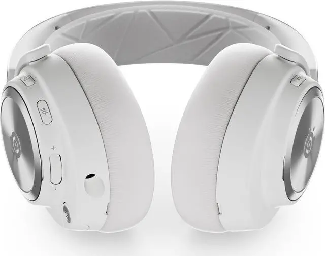 Alt view image 4 of 17 - SteelSeries Arctis Nova Pro Wireless Multi-System Gaming Headset - Premium Hi-Fi Drivers - Active Noise Cancellation - Infinity Power System - PC, PS5/PS4, Switch, Mobile, White