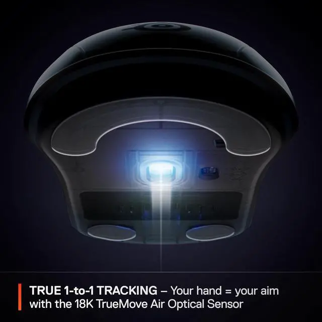 Alt view image 5 of 7 - SteelSeries Rival 3 Wireless Gen 2 Gaming Mouse — 2.4GHz and Bluetooth, 18000 DPI TrueMove Air Optical Sensor, 60 Million Click Durability, Light-Weight, 100% PTFE Feet — Lavender