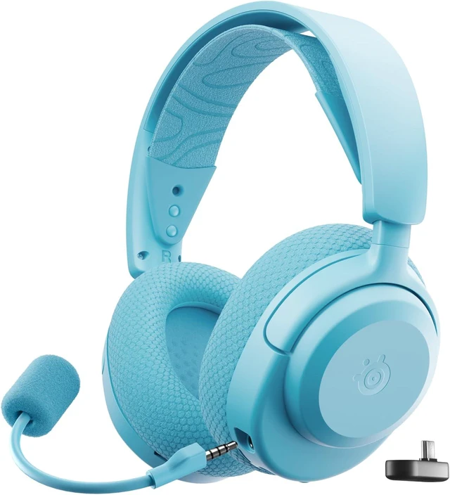 Main image of SteelSeries Arctis Nova 3P Wireless Multi-Platform Gaming Headset - Mobile App Control, 40 HR Battery, Neodymium Magnetic Drivers, 2.4GHz/Bluetooth, PS5, PS4, PC, Switch, Mobile - Aqua