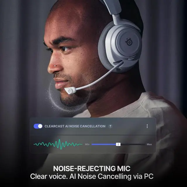 Alt view image 3 of 9 - SteelSeries Arctis Nova 7 Wireless Gen 2 Gaming Headset - Real-Time App Control, 50+ HR Play, Neodymium Drivers, Mix 2.4GHz/Bluetooth, PC, PS5, PS4, Switch 1/2, Mobile - Black