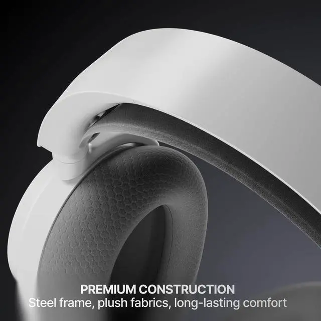 Alt view image 2 of 9 - SteelSeries Arctis Nova 7 Wireless Gen 2 Gaming Headset - Real-Time App Control, 50+ HR Play, Neodymium Drivers, Mix 2.4GHz/Bluetooth, PC, PS5, PS4, Switch 1/2, Mobile - White