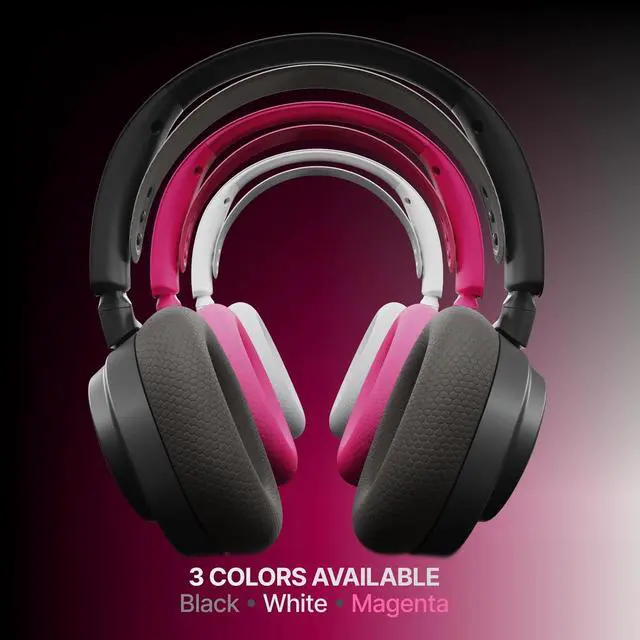 Alt view image 9 of 9 - SteelSeries Arctis Nova 7P Wireless Gen 2 Gaming Headset - Real-Time App Control, 50+ HR Play, Neodymium Magnetic Drivers, Mix 2.4GHz/Bluetooth, PS5, PS4, PC, Switch 1/2, Mobile - Black