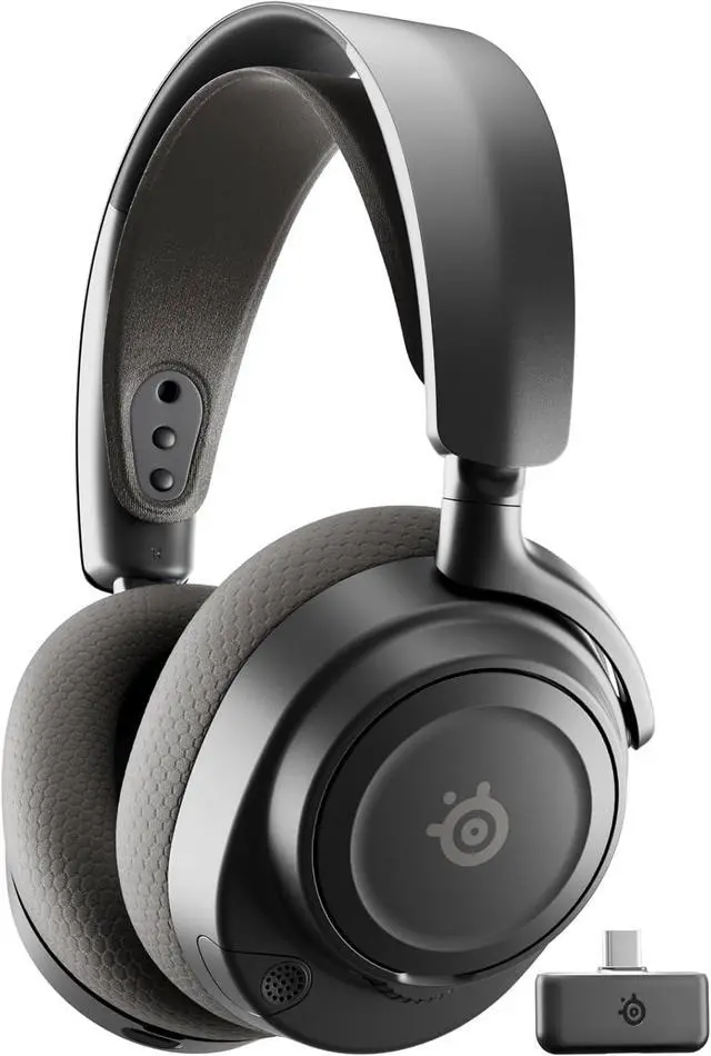 Main image of SteelSeries Arctis Nova 7P Wireless Gen 2 Gaming Headset - Real-Time App Control, 50+ HR Play, Neodymium Magnetic Drivers, Mix 2.4GHz/Bluetooth, PS5, PS4, PC, Switch 1/2, Mobile - Black