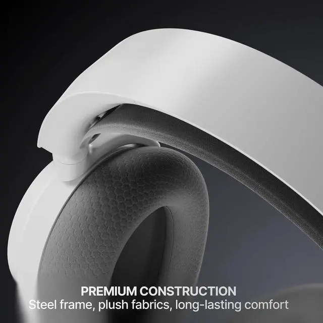 Alt view image 2 of 9 - SteelSeries Arctis Nova 7P Wireless Gen 2 Gaming Headset - Real-Time App Control, 50+ HR Play, Neodymium Magnetic Drivers, Mix 2.4GHz/Bluetooth, PS5, PS4, PC, Switch 1/2, Mobile - White