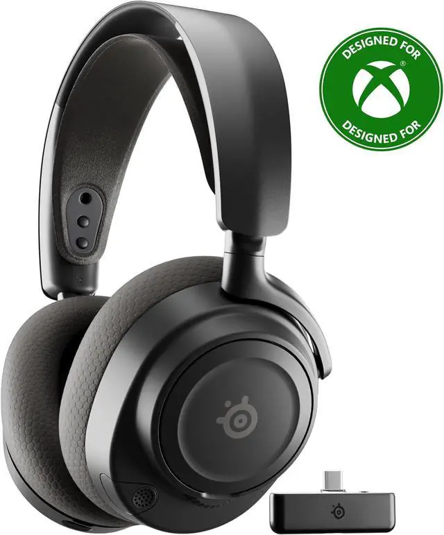 Main image of SteelSeries Arctis Nova 7X Wireless Gen 2 Gaming Headset - Real-Time App Control, 50+ HR Play, Neodymium Drivers, Mix 2.4GHz/Bluetooth, Xbox, PC, PS5/PS4, Switch 1/2, Mobile - Black