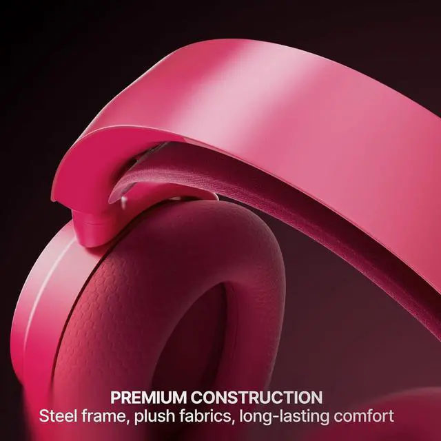 Alt view image 2 of 9 - SteelSeries Arctis Nova 7X Wireless Gen 2 Gaming Headset - Real-Time App Control, 50+ HR Play, Neodymium Drivers, Mix 2.4GHz/Bluetooth, Xbox, PC, PS5/PS4, Switch 1/2, Mobile - Magenta