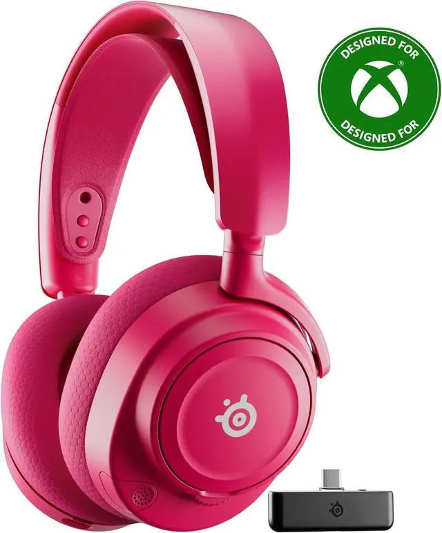 Main image of SteelSeries Arctis Nova 7X Wireless Gen 2 Gaming Headset - Real-Time App Control, 50+ HR Play, Neodymium Drivers, Mix 2.4GHz/Bluetooth, Xbox, PC, PS5/PS4, Switch 1/2, Mobile - Magenta