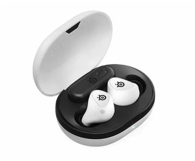 Main image of SteelSeries Arctis GameBuds Gaming Earset - Stereo - True Wireless - Bluetooth/RF - 20 Hz to 20 kHz - Earbud - Binaural - In-ear - Noise Canceling - White