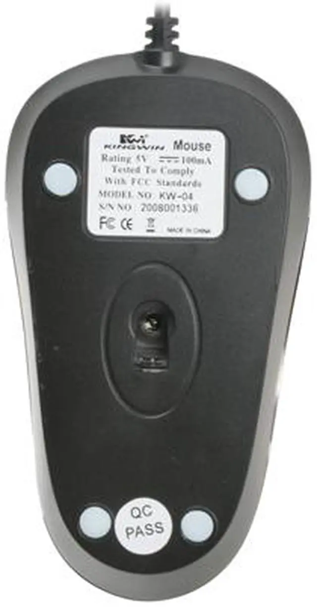 Alt view image 6 of 7 - KINGWIN KW-04 Black 3 Buttons 1 x Wheel USB Wired Optical Mini Mouse