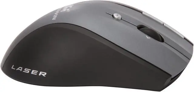 Alt view image 3 of 10 - KINGWIN KW-01 Gray 8 Buttons 1 x Wheel 2.4G RF Wireless Laser Mouse