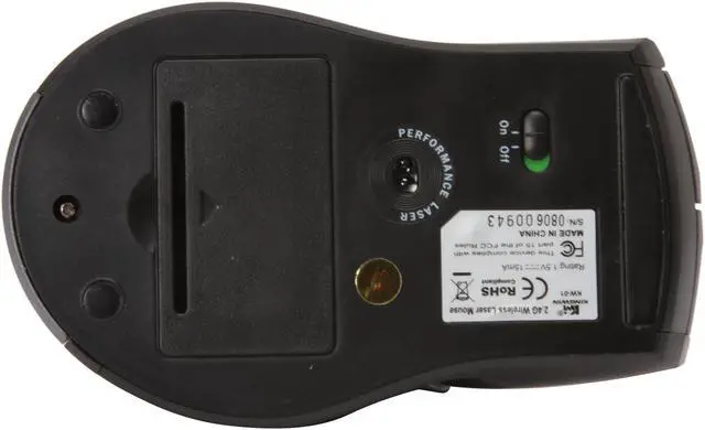 Alt view image 6 of 10 - KINGWIN KW-01 Gray 8 Buttons 1 x Wheel 2.4G RF Wireless Laser Mouse