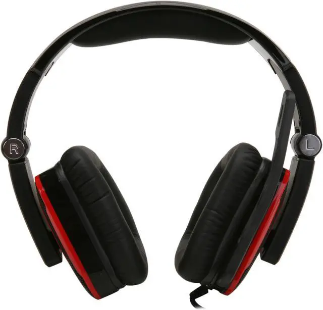 Alt view image 2 of 6 - Tt eSPORTS SHOCK ONE Diamond Black DTS 5.1 Gaming Headset HT-SHO001EC