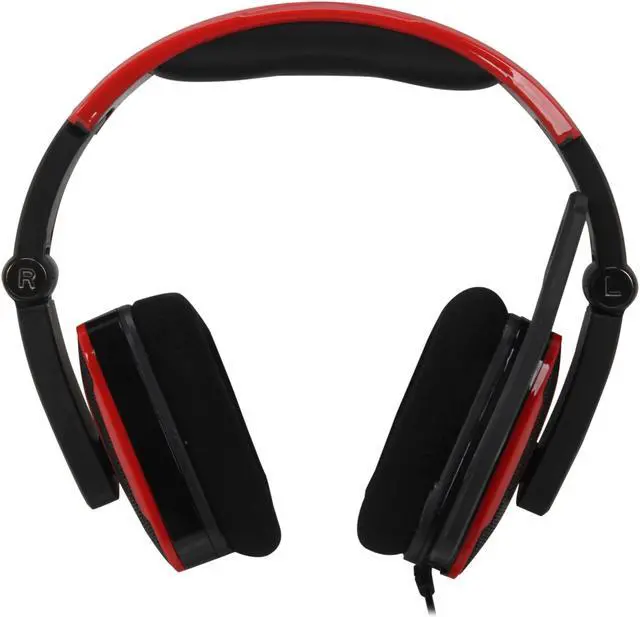Alt view image 2 of 8 - Tt eSPORTS SHOCK 3.5mm x2 Connector Headset - Blasting Red