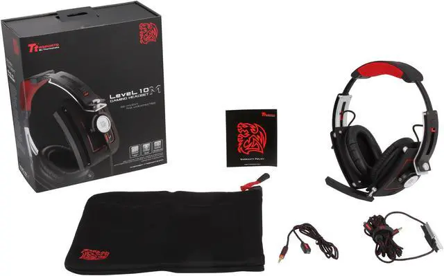 Alt view image 9 of 9 - Tt eSPORTS LEVEL 10 - PC Gaming Headset - Diamond Black