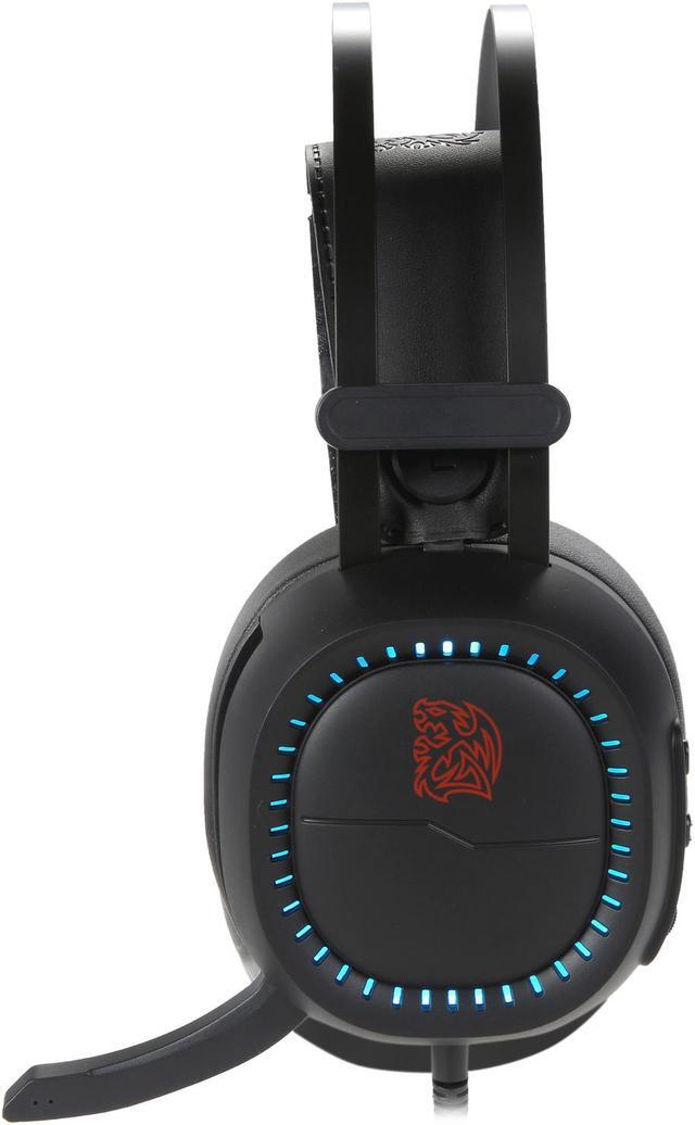 Alt view image 3 of 8 - Thermaltake Tt eSports Shock Pro RGB Analog Stereo Gaming Headset for PC / PS4 / Xbox / Nintendo Switch / iPhone / iPad / iPod / Android Mobile Devices