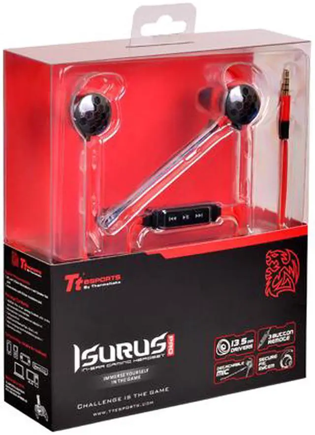 Alt view image 7 of 7 - Tt eSPORTS ISURUS PRO In-Ear Gaming Headset HT-ISF-ANIBBK-19