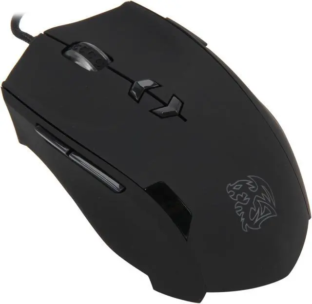 Alt view image 8 of 13 - Tt eSPORTS THERON MO-TRN006DT Black 1 x Wheel USB Wired Laser Gaming Mouse