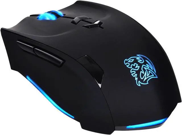 Main image of Tt eSPORTS THERON MO-TRN006DT Black 1 x Wheel USB Wired Laser Gaming Mouse