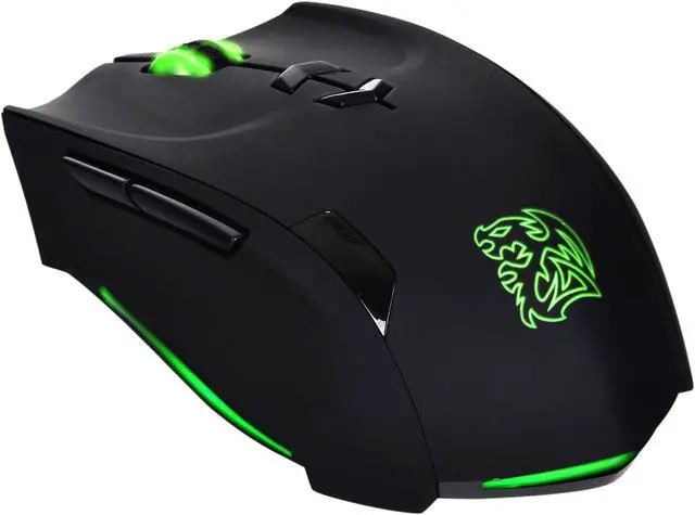 Alt view image 2 of 13 - Tt eSPORTS THERON MO-TRN006DT Black 1 x Wheel USB Wired Laser Gaming Mouse