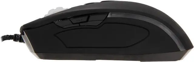 Alt view image 3 of 7 - Tt eSPORTS BLACK Element Cyclone MO-BLE001DTF 9 Buttons 1 x Wheel USB Wired Laser Mouse
