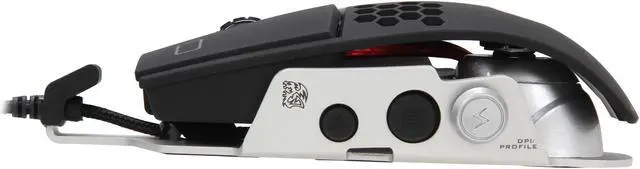 Alt view image 5 of 6 - Tt eSPORTS Level 10 M USB Laser Gaming Mouse - Diamond Black