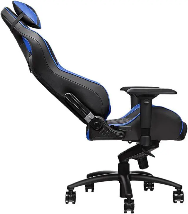 Alt view image 6 of 16 - Tt eSPORTS GTF 100 (GC-GTF-BLMFDL-01) GTF 100 Gaming Chair Black & Blue