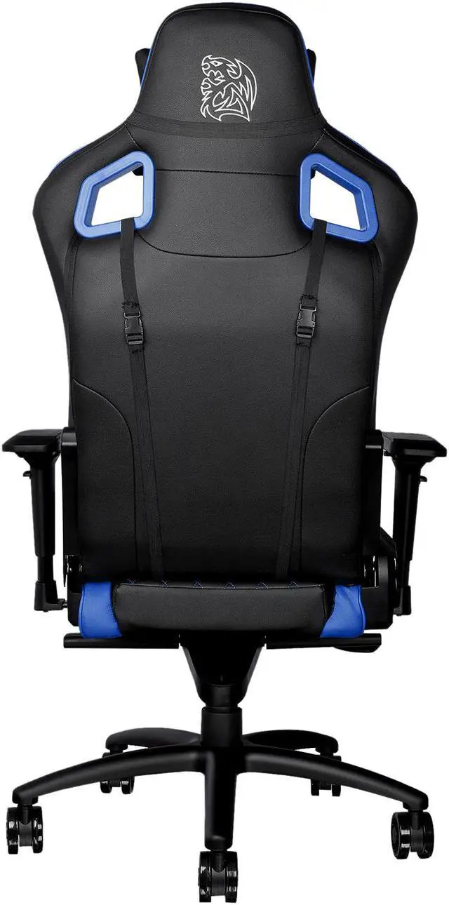 Alt view image 10 of 16 - Tt eSPORTS GTF 100 (GC-GTF-BLMFDL-01) GTF 100 Gaming Chair Black & Blue