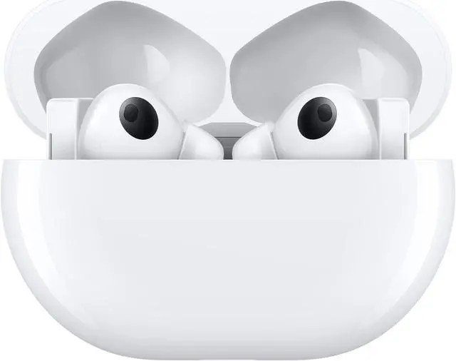 Alt view image 2 of 12 - HUAWEI FreeBuds Pro, True Wireless Stereo, Intelligent Noise Cancellation, Dual Device, Ceramic White (Canada Warranty)