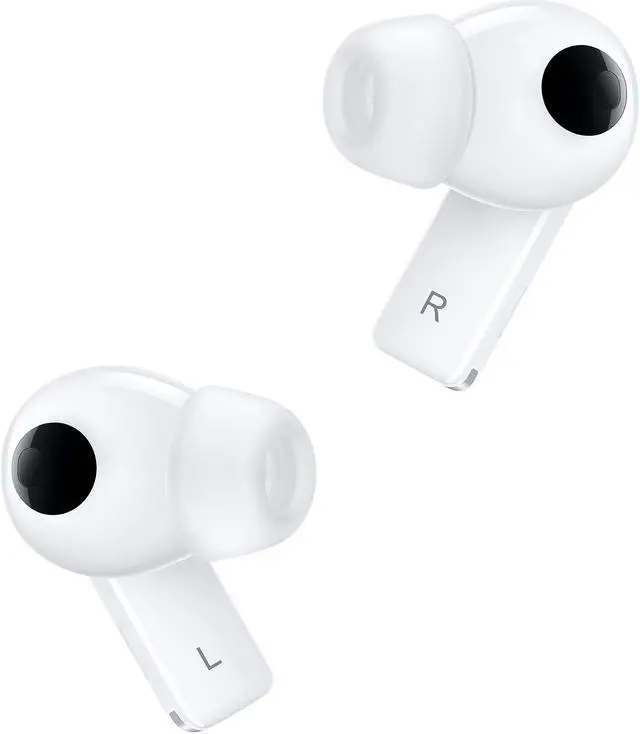 Alt view image 6 of 12 - HUAWEI FreeBuds Pro, True Wireless Stereo, Intelligent Noise Cancellation, Dual Device, Ceramic White (Canada Warranty)